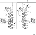 Empacadura Codo de Escape Manifold Mercruiser V6-V8 - Imagen 2