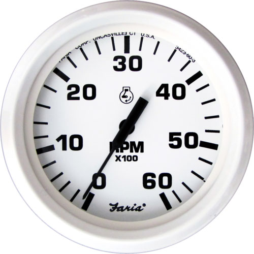 1910- Reloj Tacómetro RPM x 100 Faria #TC9691 (1) Reloj Tacómetro