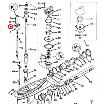 Carcasa Sello de Plato de Cambio