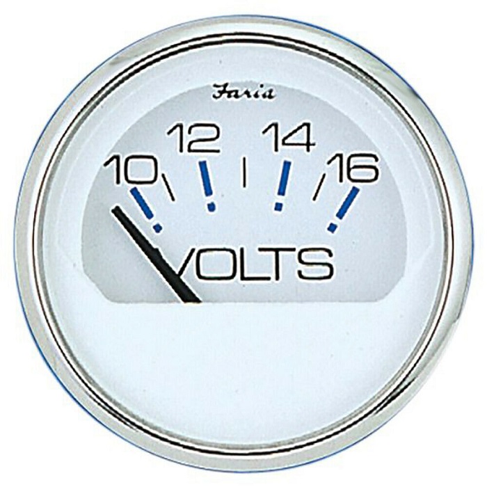 4851- Reloj Medidor del Voltímetro FARIA #3511505 (1) Reloj Medidor Voltímetro