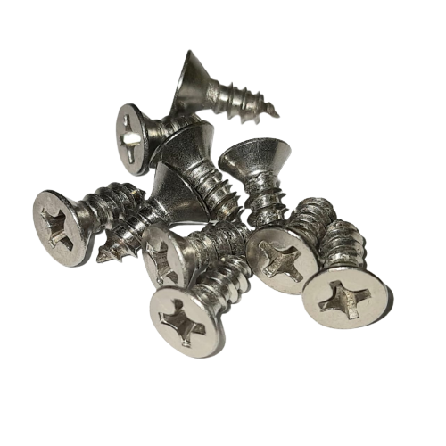 6460- Kit 10 Tornillos Tirafondo Phillips #6x3-8 Nautica GM #AP132 (1) Tornillos
