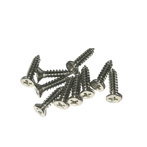 6462- Kit 10 Tornillos Tirafondo Phillips #4x1-2 Nautica GM #AP660 (1) Tornillos