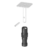 Base para Parrilla de 4 Anclajes